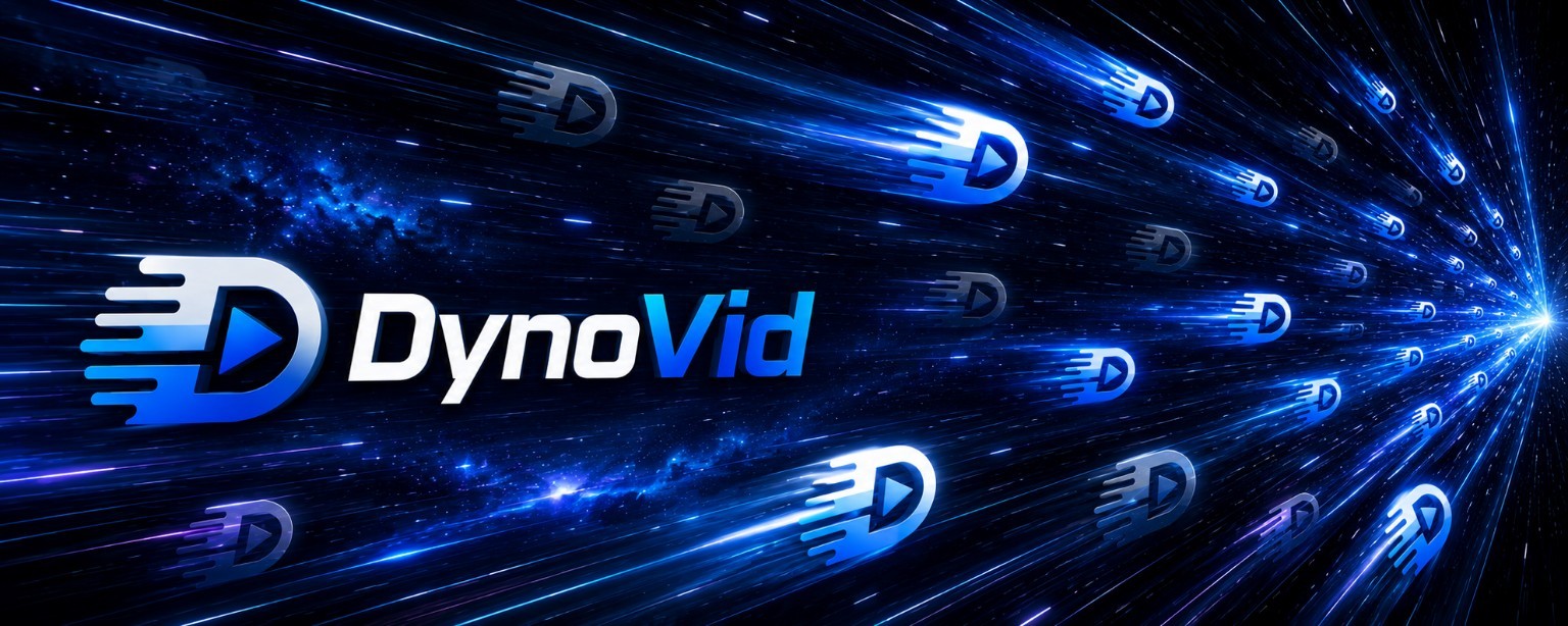 DynoVid fleet racing through space